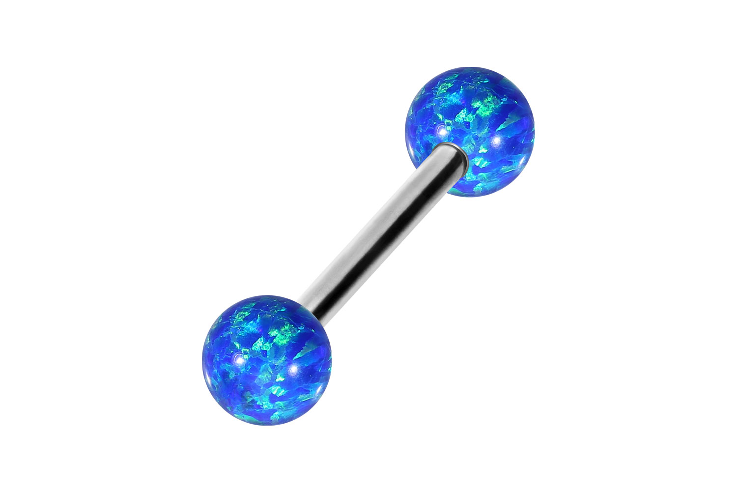 Titan Barbell Piercing SYNTHETISCHE OPALE
